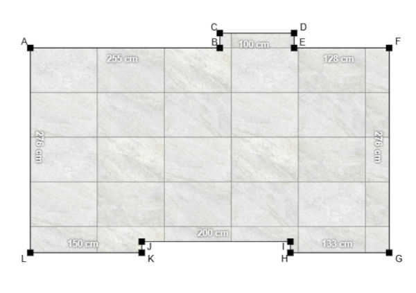 Die Roh-Planung der Terrasse