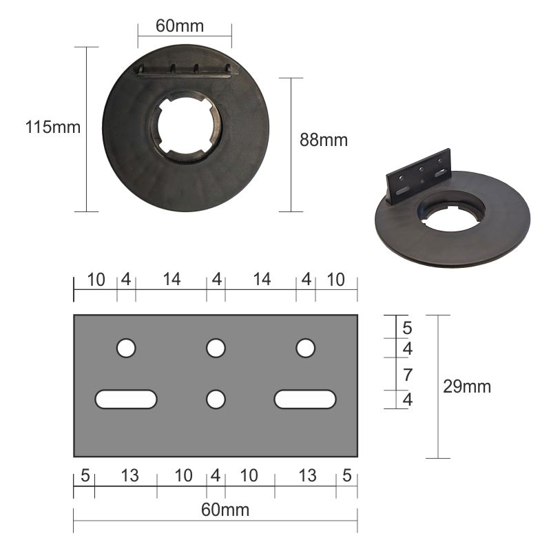 Technische Details des Kopfes